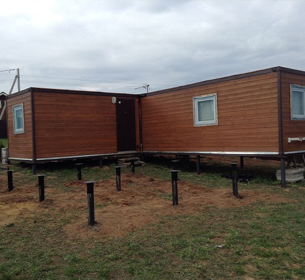 Винтовые сваи под бытовку в Аксае